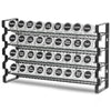 4-Tier Spice Rack Organizer with 36 Glass Jars