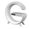 GlowArc G-Shaped LED Lamp with Bluetooth Speaker & Wireless Charger