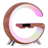 GlowArc G-Shaped LED Lamp with Bluetooth Speaker & Wireless Charger