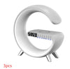 GlowArc G-Shaped LED Lamp with Bluetooth Speaker & Wireless Charger