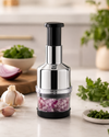 Press Prep Manual Food Chopper