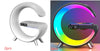 GlowArc G-Shaped LED Lamp with Bluetooth Speaker & Wireless Charger