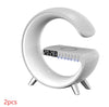 GlowArc G-Shaped LED Lamp with Bluetooth Speaker & Wireless Charger