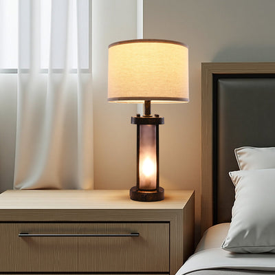 Farmhouse Bedside Nightstand Lamps Set Of 2 With USB Ports